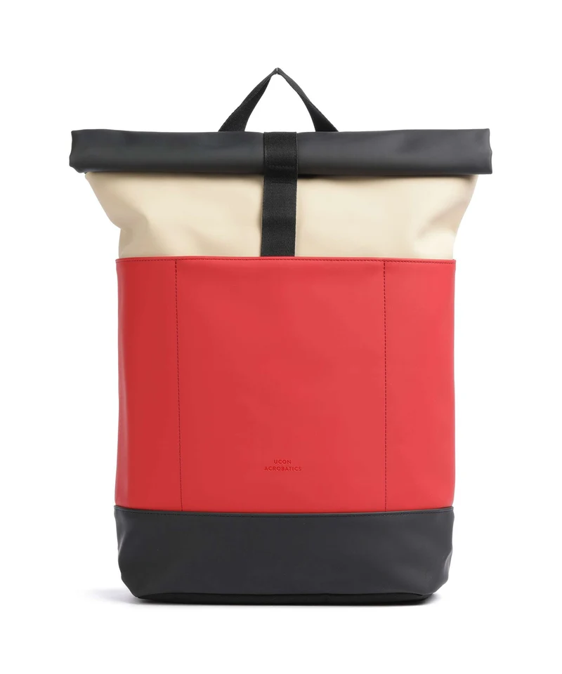 Ucon Acrobatics Lotus Hajo Medium Mochila roll-top light almond/red