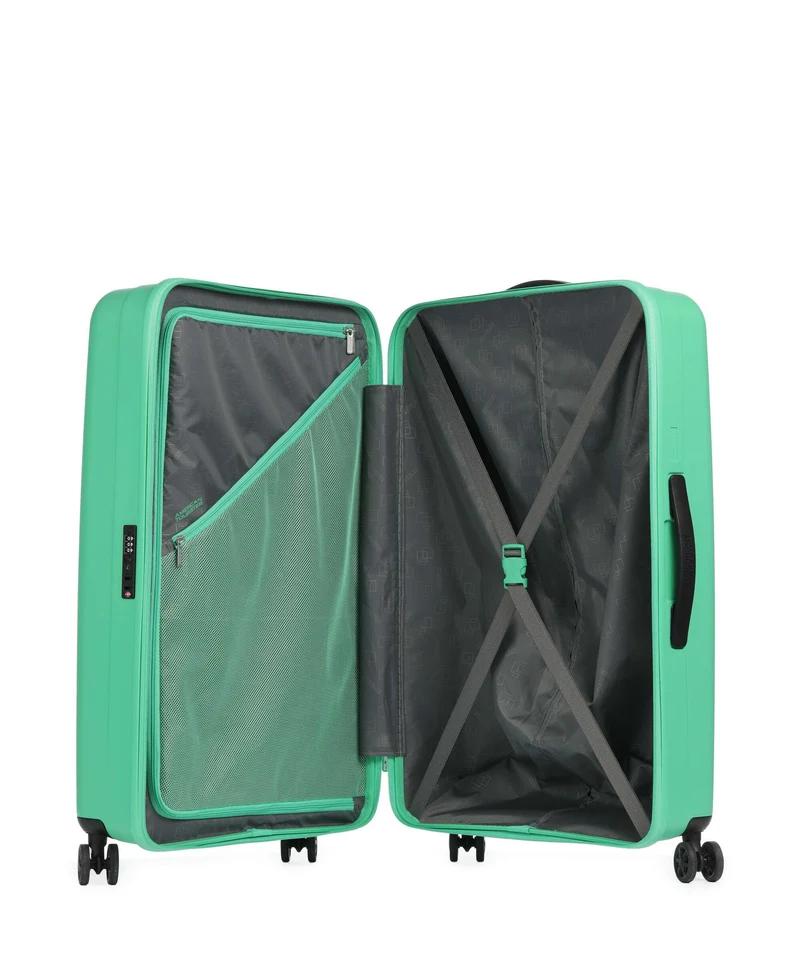 American Tourister Rejoy Maleta con 4 ruedas jade green