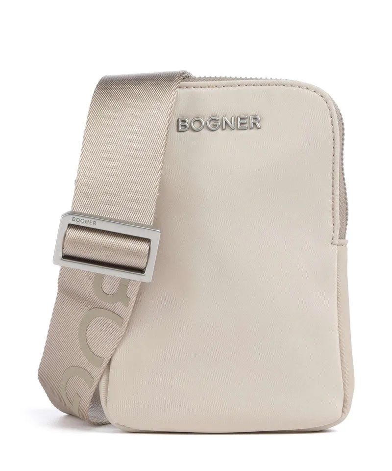 Bogner Klosters Johanna Bolsa para móvil oyster gray