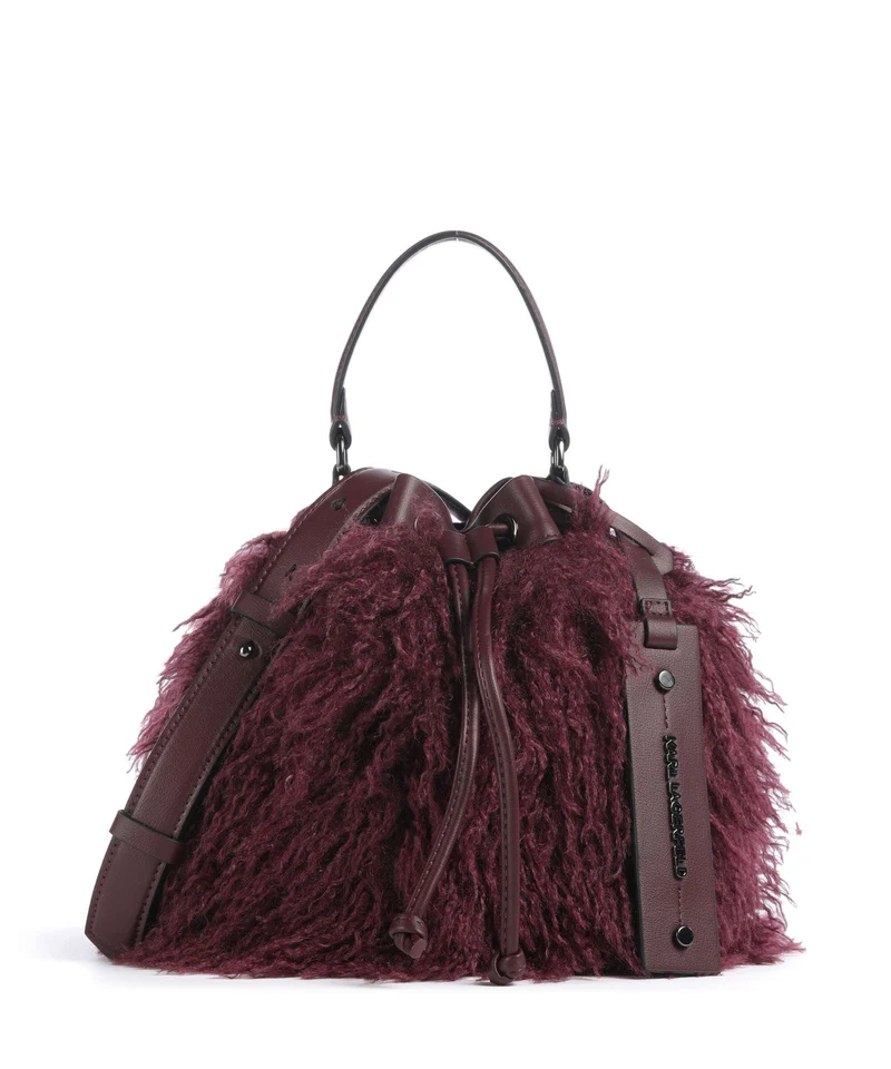 Karl Lagerfeld K/Weave Bucket bolso de mano windsor/burgundy
