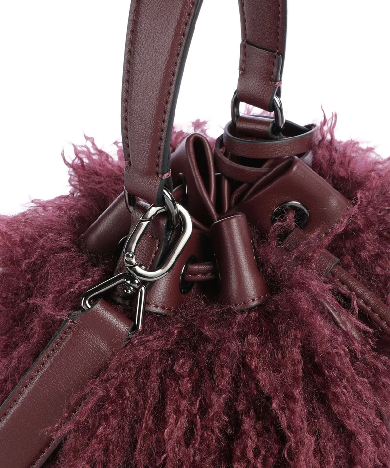 Karl Lagerfeld K/Weave Bucket bolso de mano windsor/burgundy