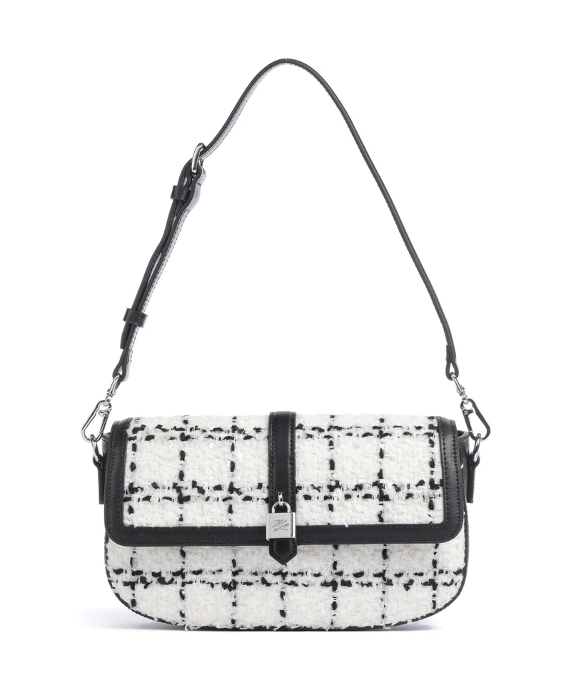 Karl Lagerfeld K/Autograph Boucle Bolso de hombro black/white