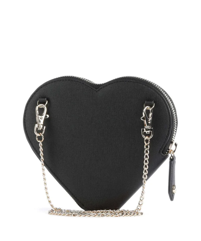 Vivienne Westwood Heart Saffiano Biogreen Bandolera black