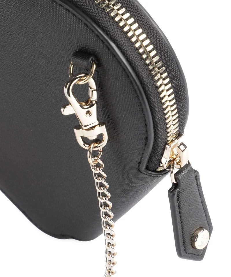 Vivienne Westwood Heart Saffiano Biogreen Bandolera black
