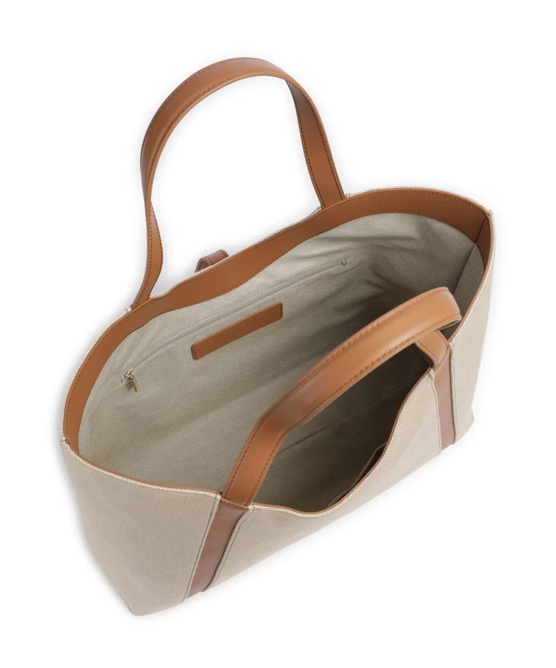 Furla Goccia XL Bolsa shopping naturale/brandy