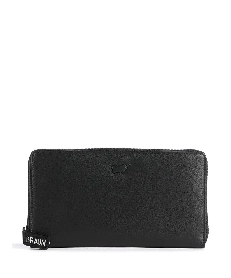 Braun Büffel Capri Monedero schwarz