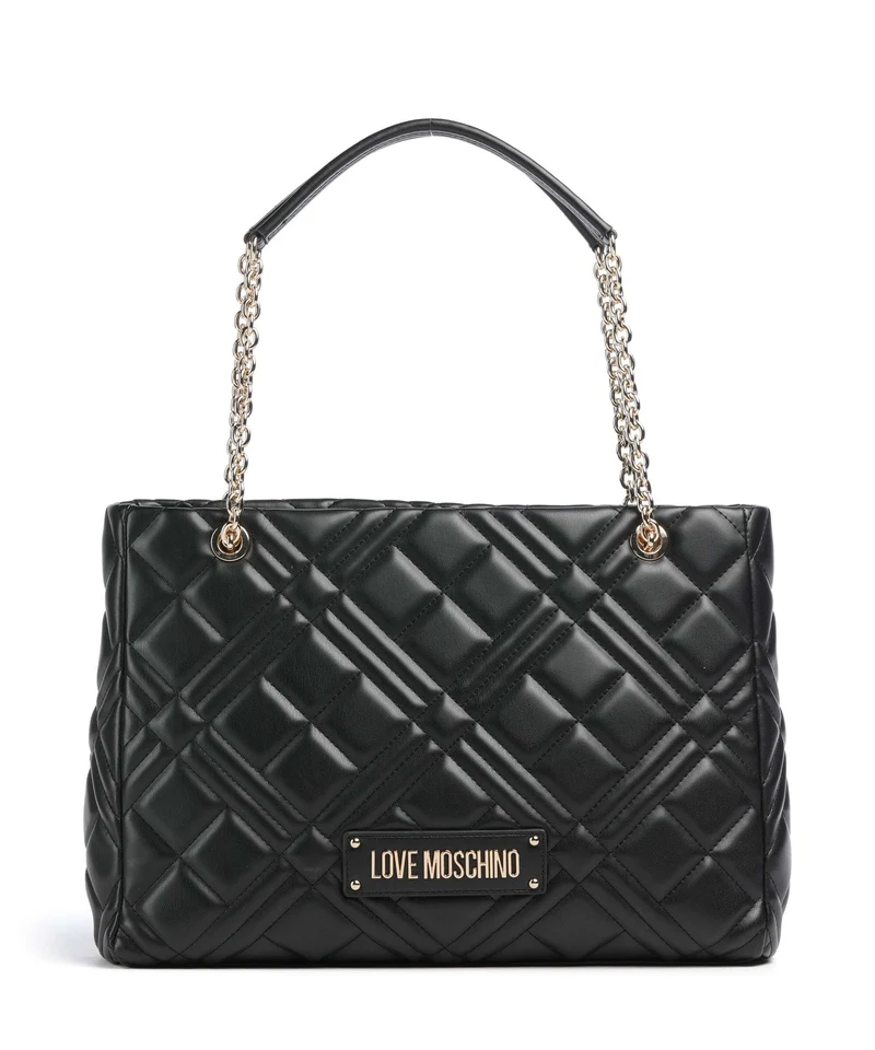 Love Moschino Quilted Bolsa shopping black