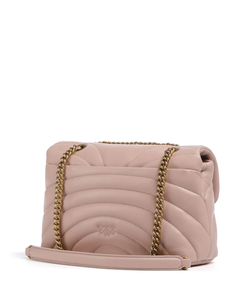 Pinko Love Puff Classic Bolso de hombro cipria/antique gold