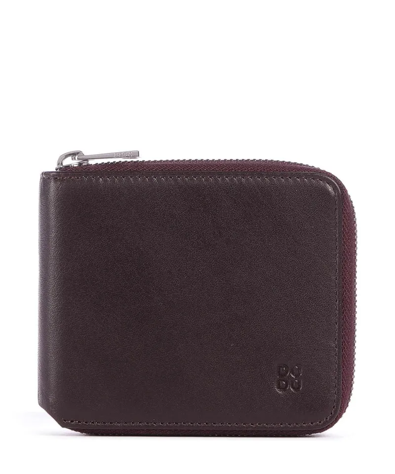 DuDu Bags Faro Monedero dark burgundy