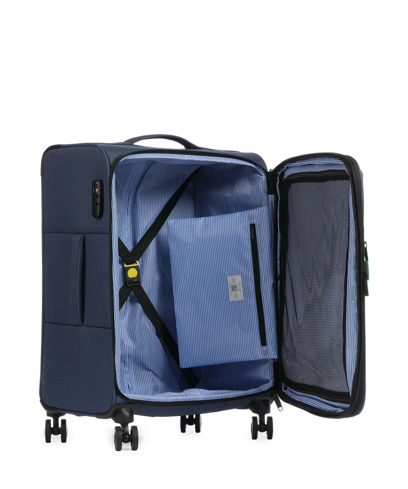 Delsey Paris x United Colors of Benetton BE Maleta con 4 ruedas faded denim