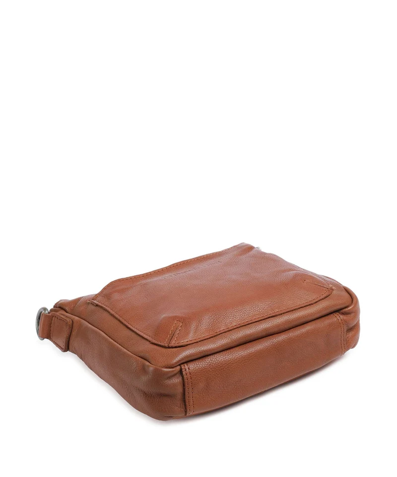 The Chesterfield Brand Washed Waxed Cow Caroline Bandolera cognac