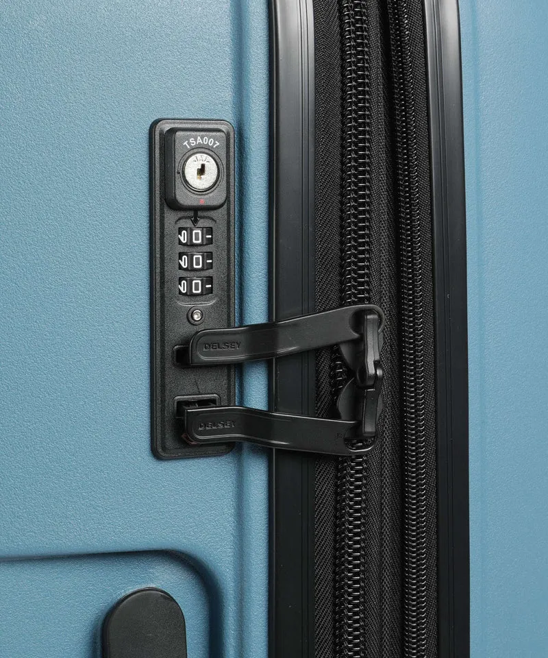 Delsey Paris Belmont Plus Maleta con 4 ruedas zink blau
