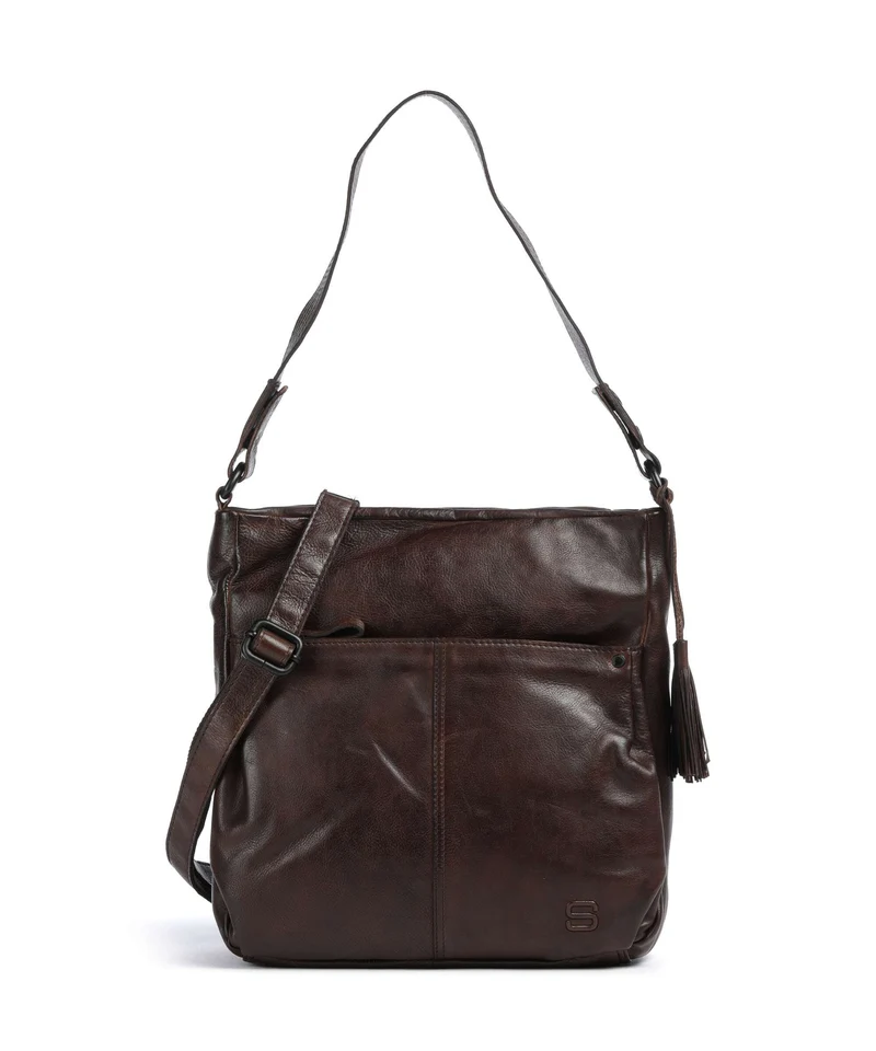 Spikes & Sparrow Apache Saar Bolso de hombro dark brown