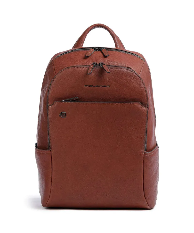 Piquadro Black Square Mochila para portátil cuoio