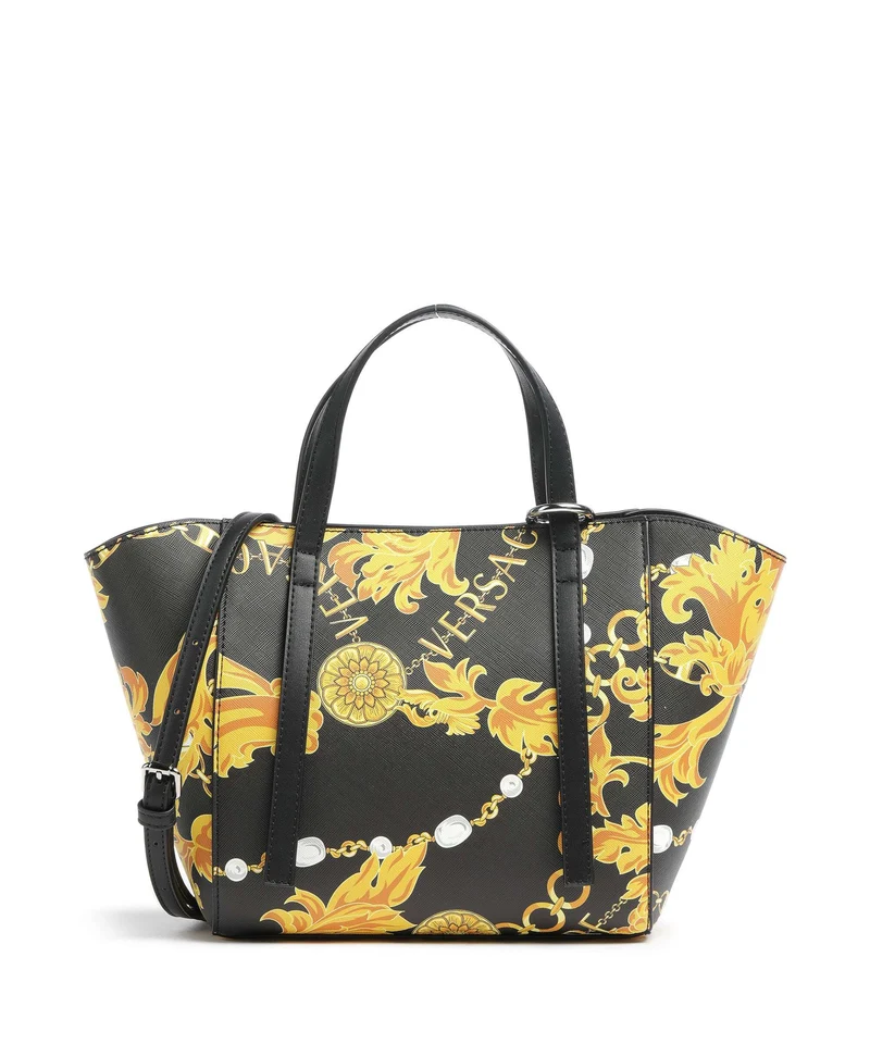 Versace Jeans Couture Graphic Bolso de mano black/gold