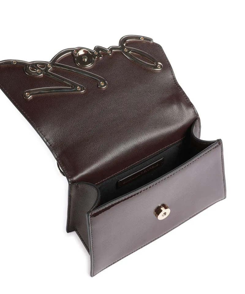 Karl Lagerfeld K/Signature 2.0 Small Bandolera tobacco