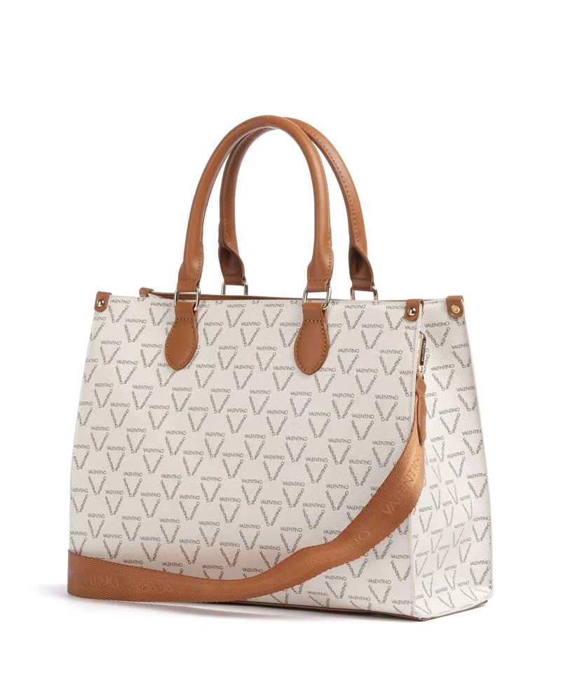 Valentino Bags Lady Re Bolso de mano bianco/cuoio
