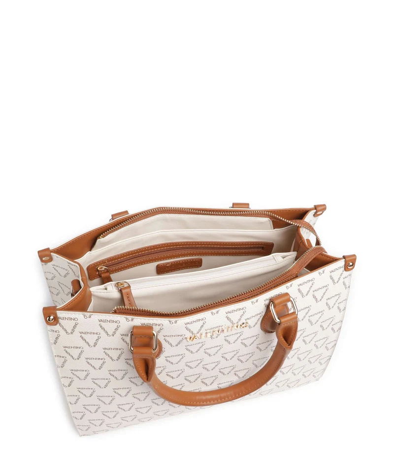 Valentino Bags Lady Re Bolso de mano bianco/cuoio