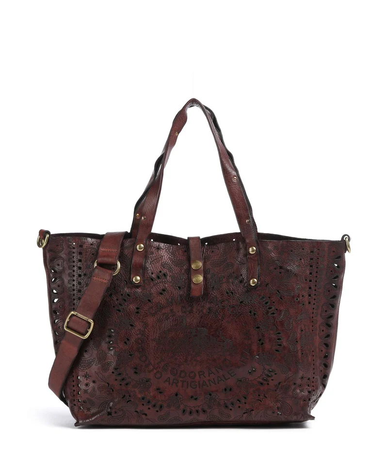 Campomaggi Bolsa shopping borgogna