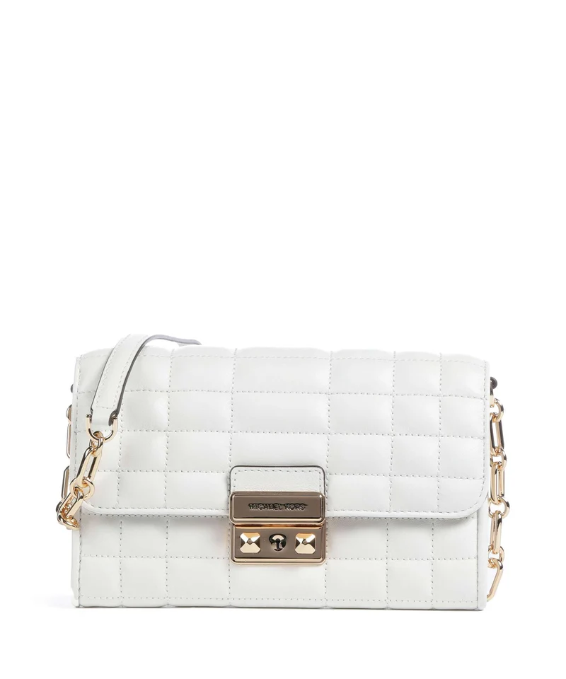 Michael Kors Tribeca Bandolera optic white