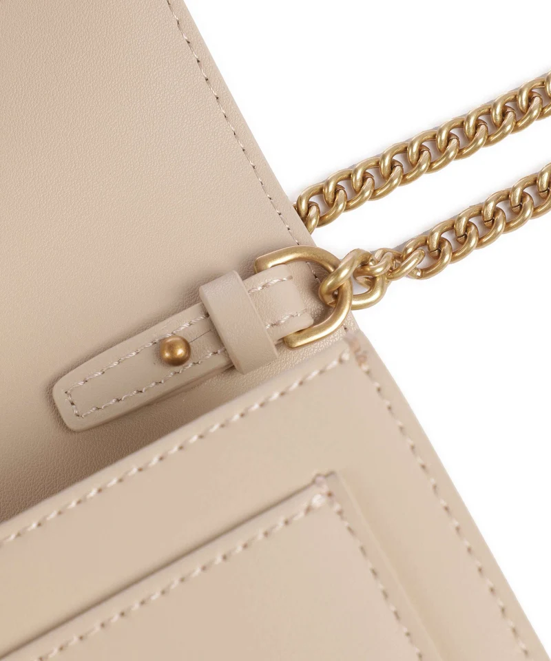 Pinko Love One Monedero beige/grigio fumo/antique gold