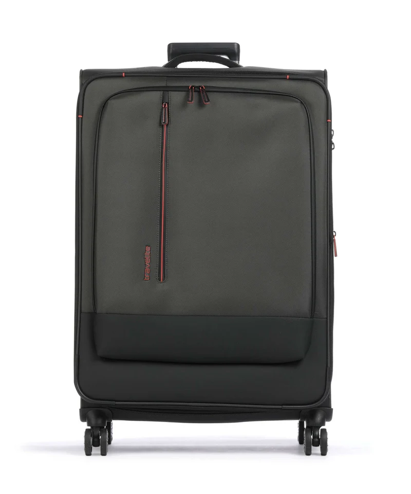 Travelite Crosslite Maleta con 4 ruedas oliv