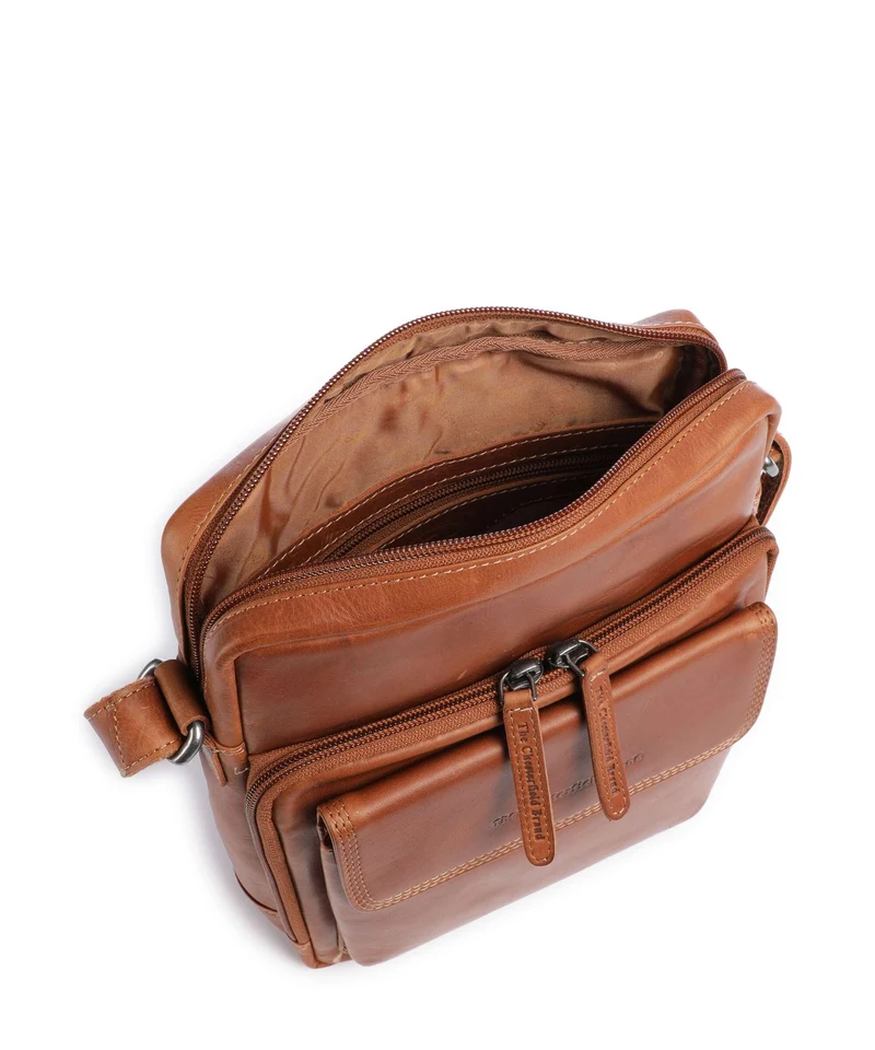 The Chesterfield Brand Wax Pull Up Cow Montira Bandolera cognac