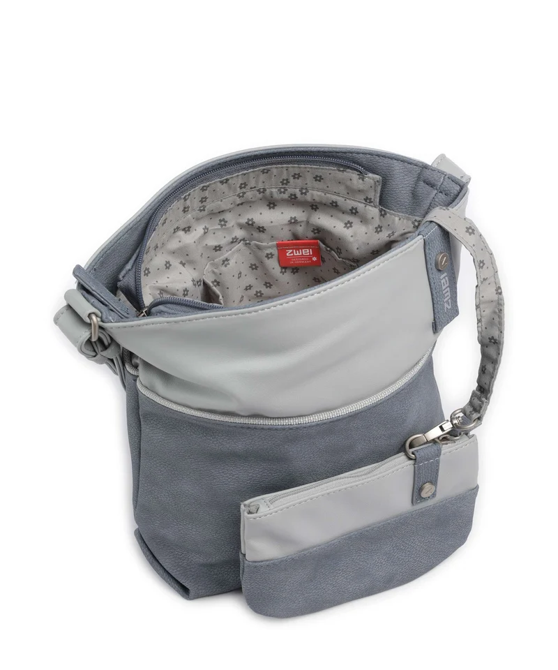 Zwei Jana J10 Bolso de hombro nubuk sky