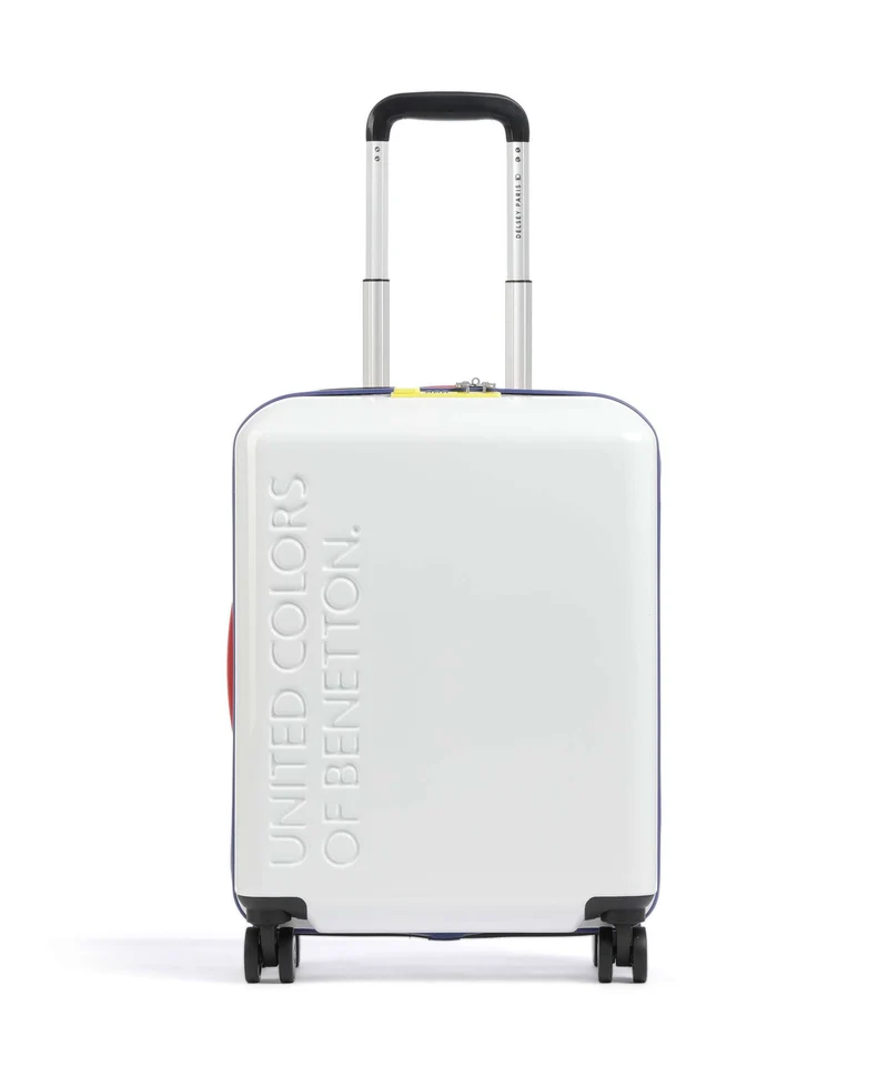 Delsey Paris x United Colors of Benetton United Maleta con 4 ruedas white