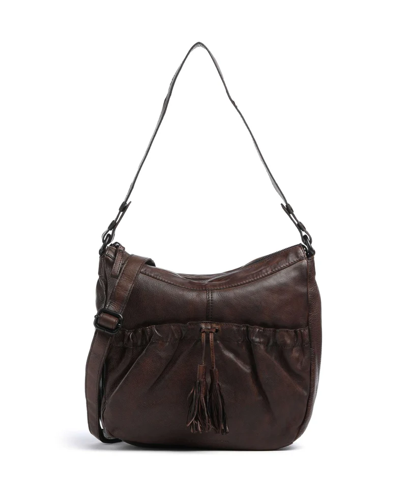 Spikes & Sparrow Apache Jinny Bolso de hobo dark brown