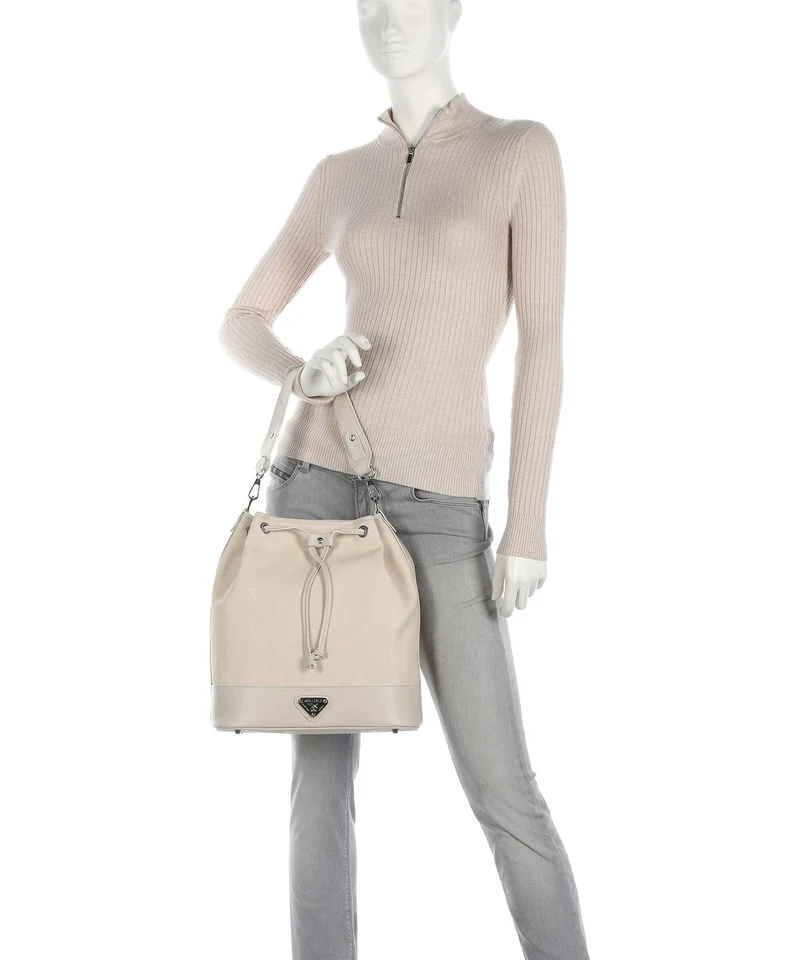 Maison Mollerus Vinerus Niesen Bucket bolso de mano pearl