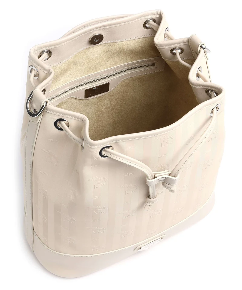 Maison Mollerus Vinerus Niesen Bucket bolso de mano pearl