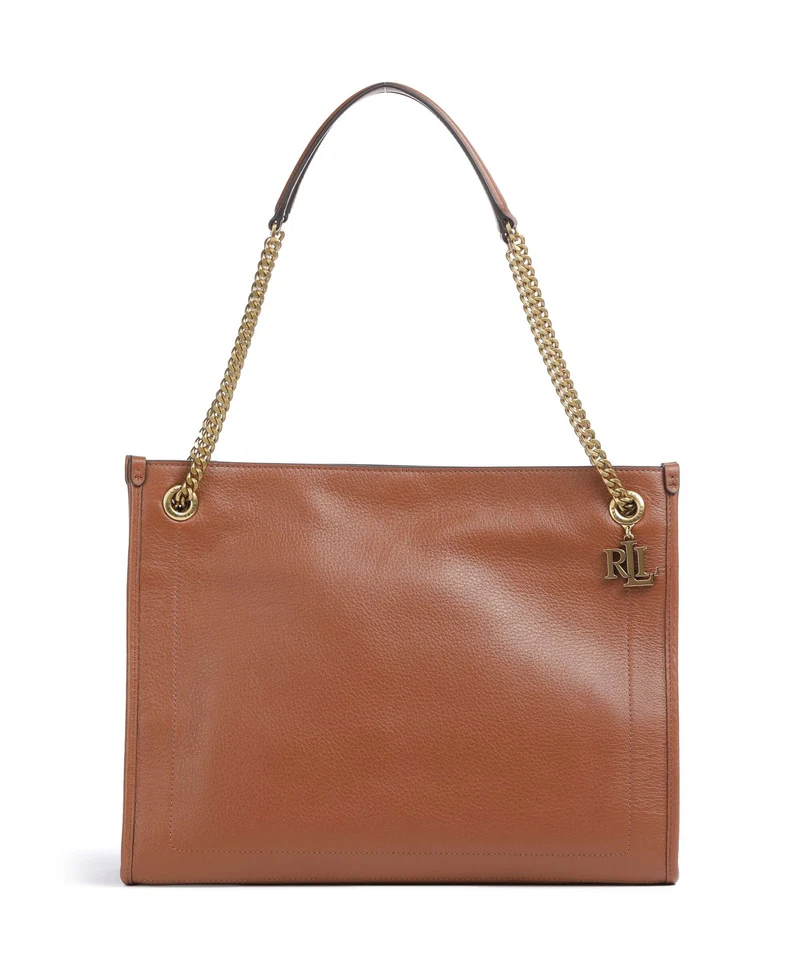 Lauren Ralph Lauren Bradley Large Bolsa shopping lauren tan