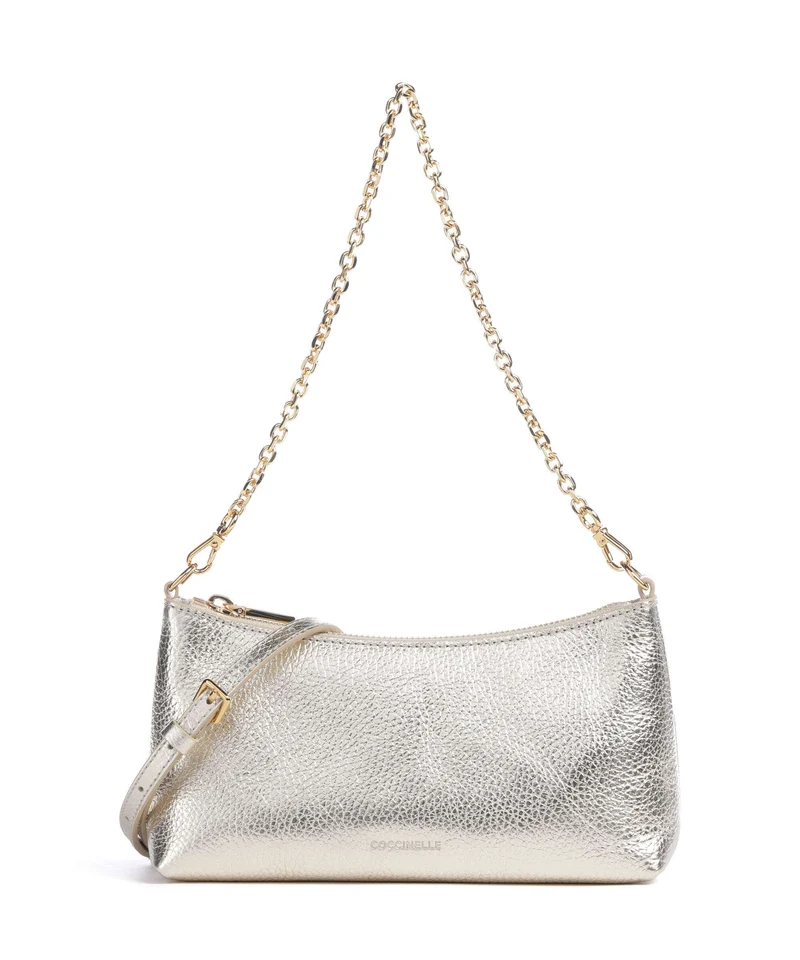 Coccinelle Aura Bolso de hombro pale gold