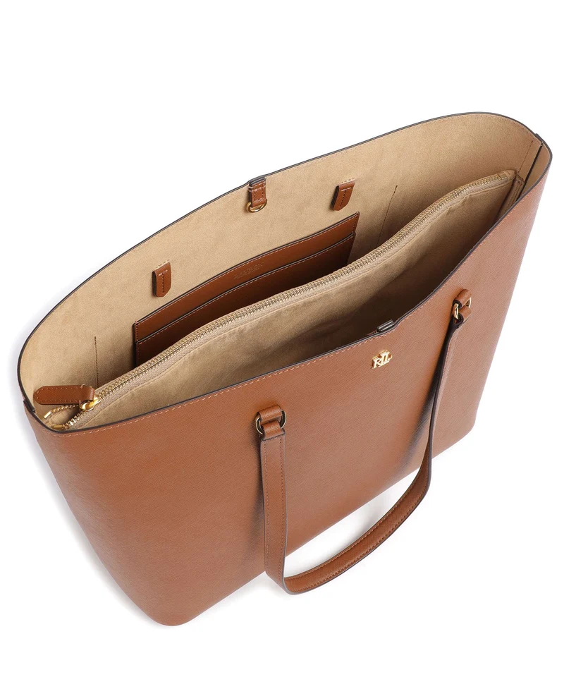 Lauren Ralph Lauren Karly Large Bolsa shopping lauren tan
