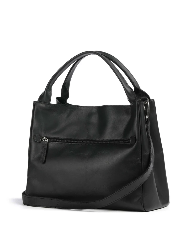 The Chesterfield Brand Wax Pull Up Cow Fioline Bolso de mano black