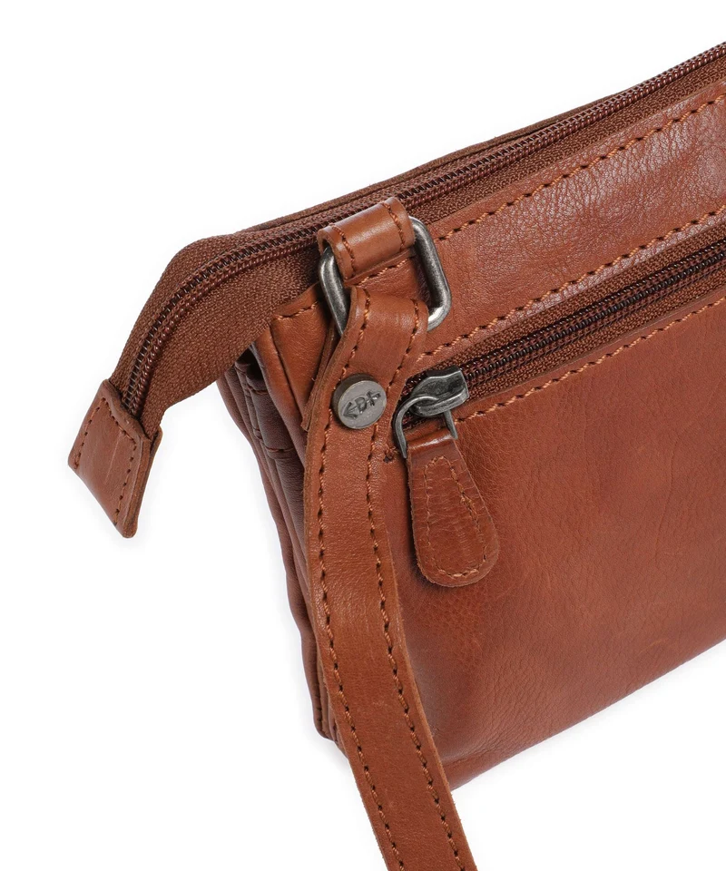 The Chesterfield Brand Washed Waxed Cow Osaka Bandolera cognac