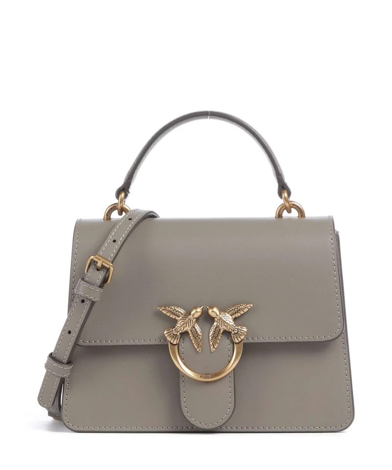 Pinko Love One Mini Bolso de mano noce/antique gold