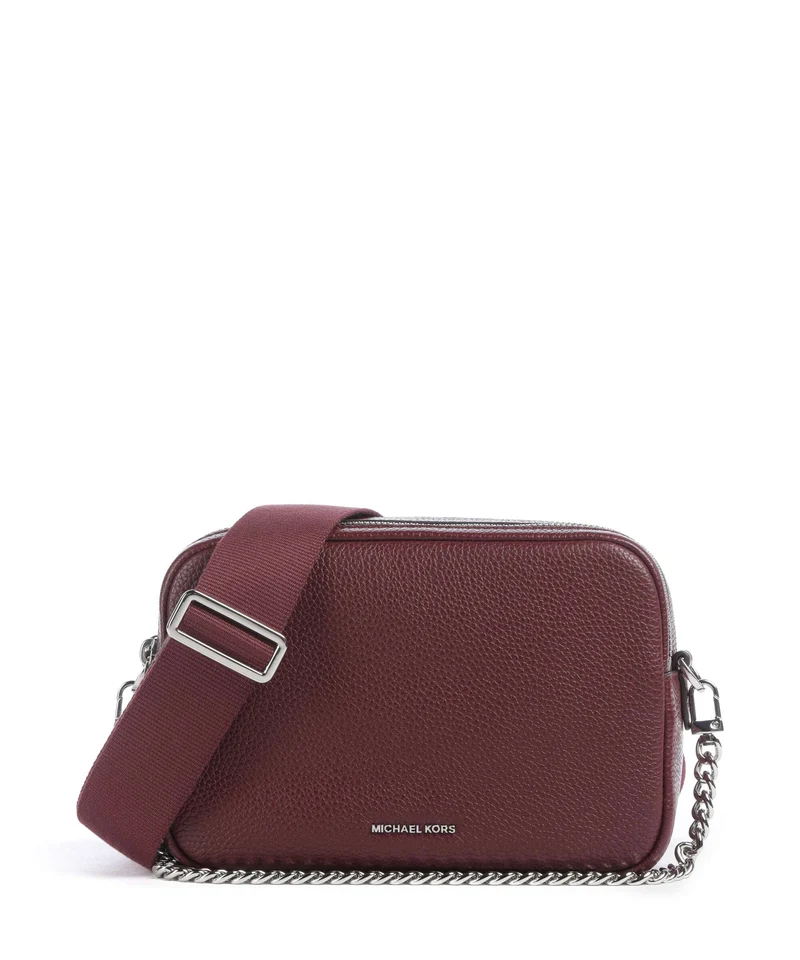 Michael Kors Bryant Medium Bandolera oxblood