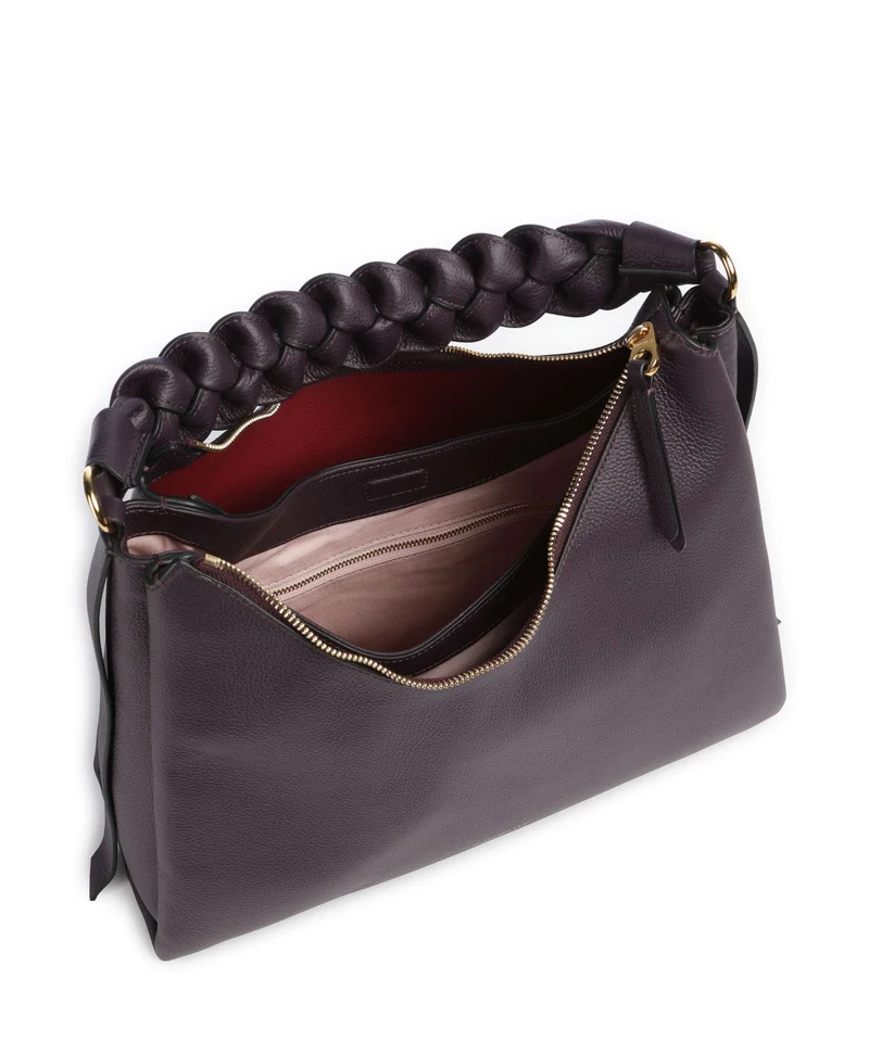 Coccinelle Boheme Grana Double Bolso de hobo prune/ribes