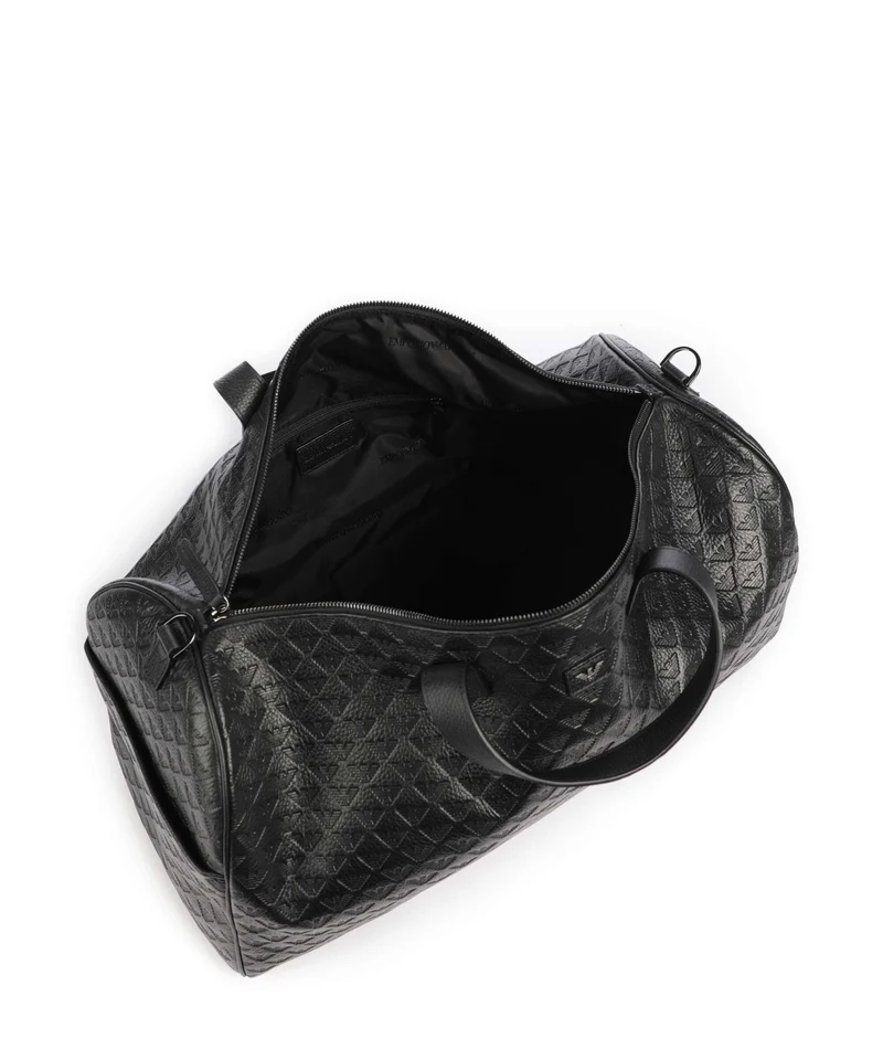Emporio Armani New Minorca Bolsa de fin de semana black beauty