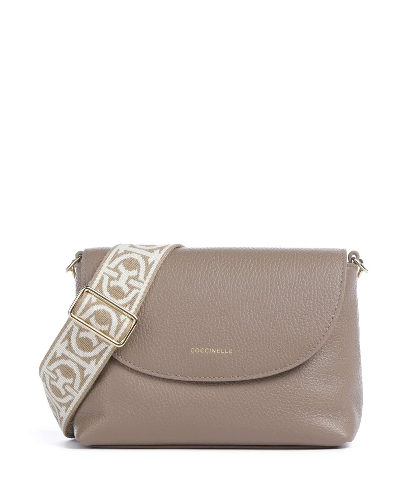 Coccinelle Paulina Bandolera warm taupe