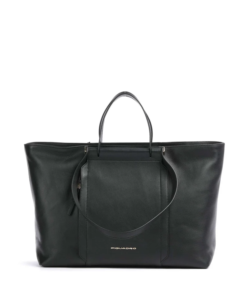 Piquadro Circle Bolsa shopping nero