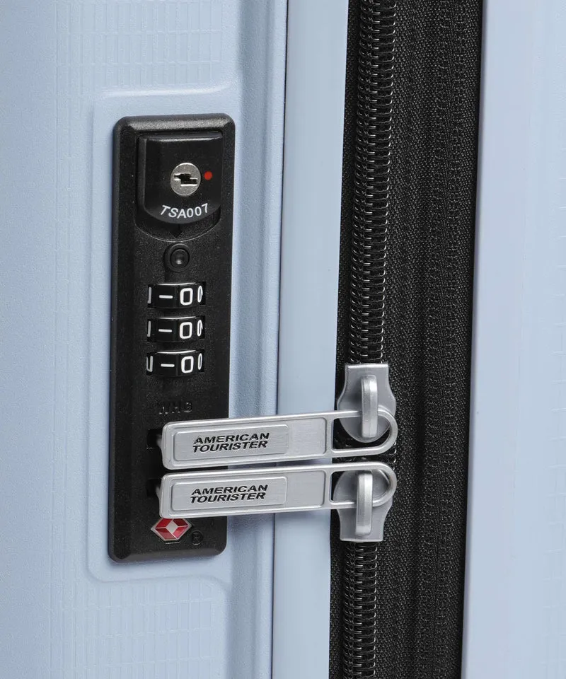 American Tourister Aerostep Maleta con 4 ruedas soho grey