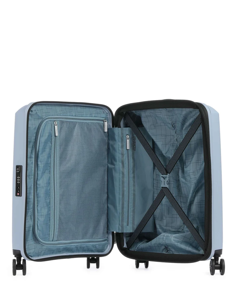 American Tourister Aerostep Maleta con 4 ruedas soho grey