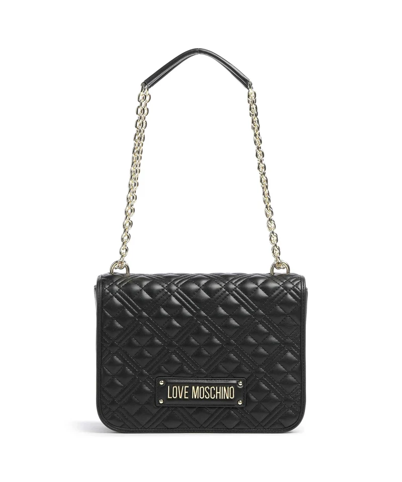 Love Moschino Quilted Bolso de hombro nero