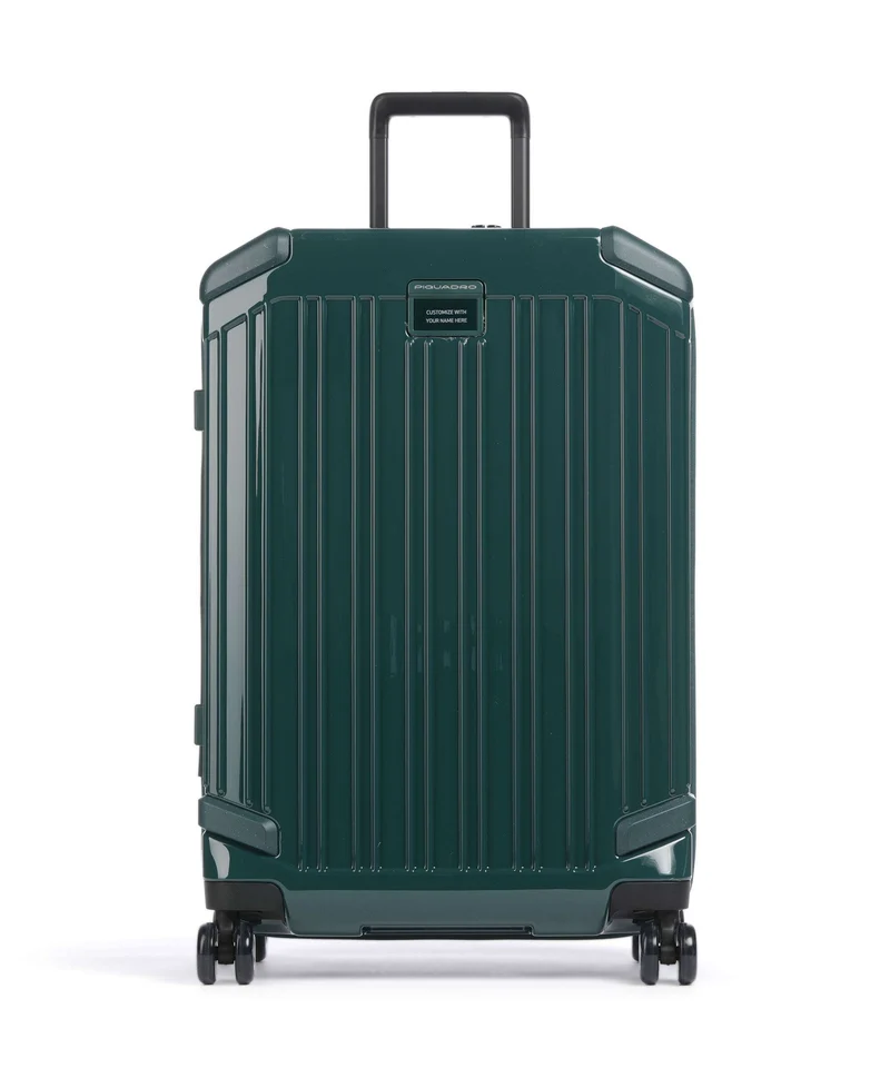 Piquadro POP Maleta con 4 ruedas green