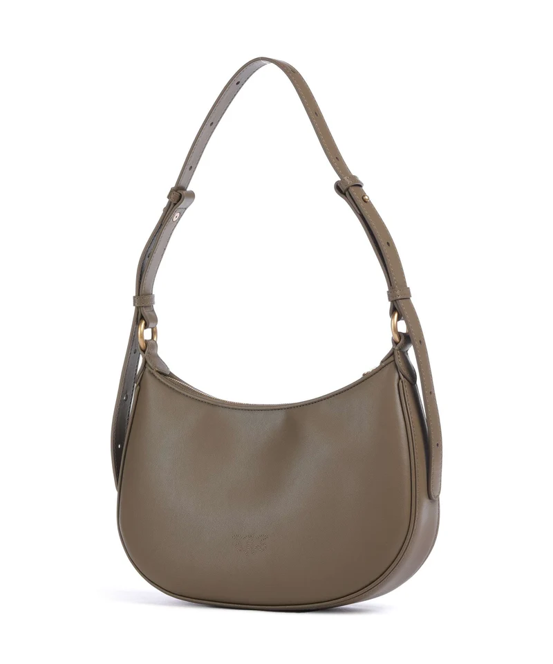 Pinko Half Moon Mini Bolso de hombro scricciolo/antique gold