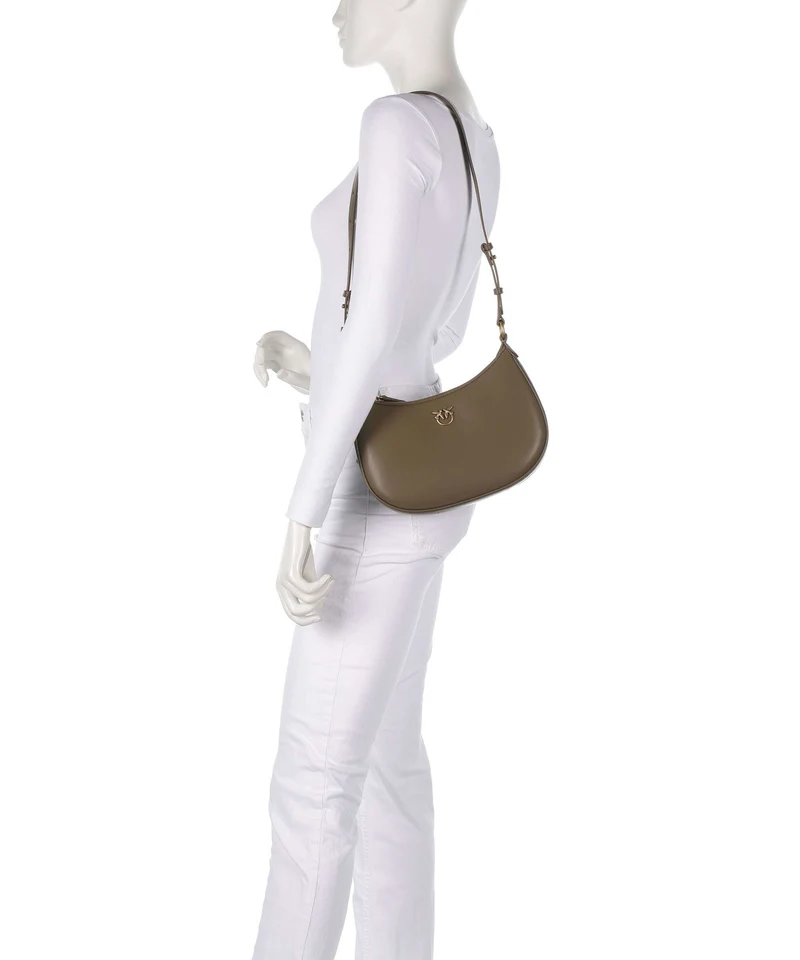Pinko Half Moon Mini Bolso de hombro scricciolo/antique gold