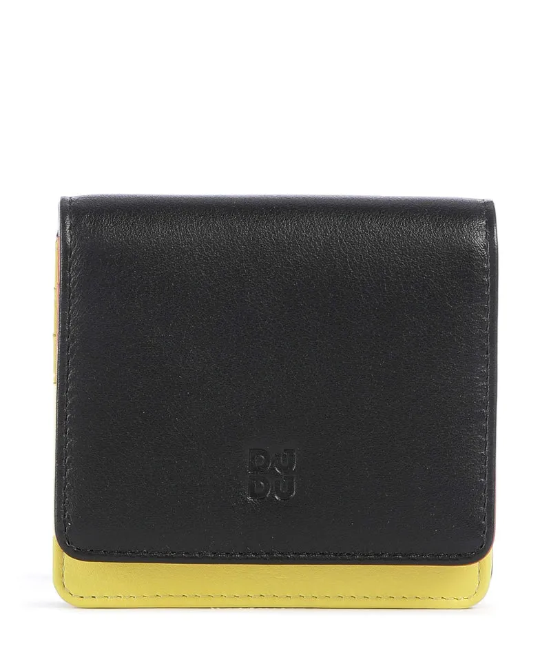 DuDu Bags Flores Monedero black pop